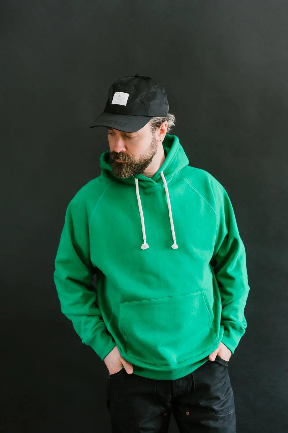 Pullover Hoodie - Super Looper French Terry - Green