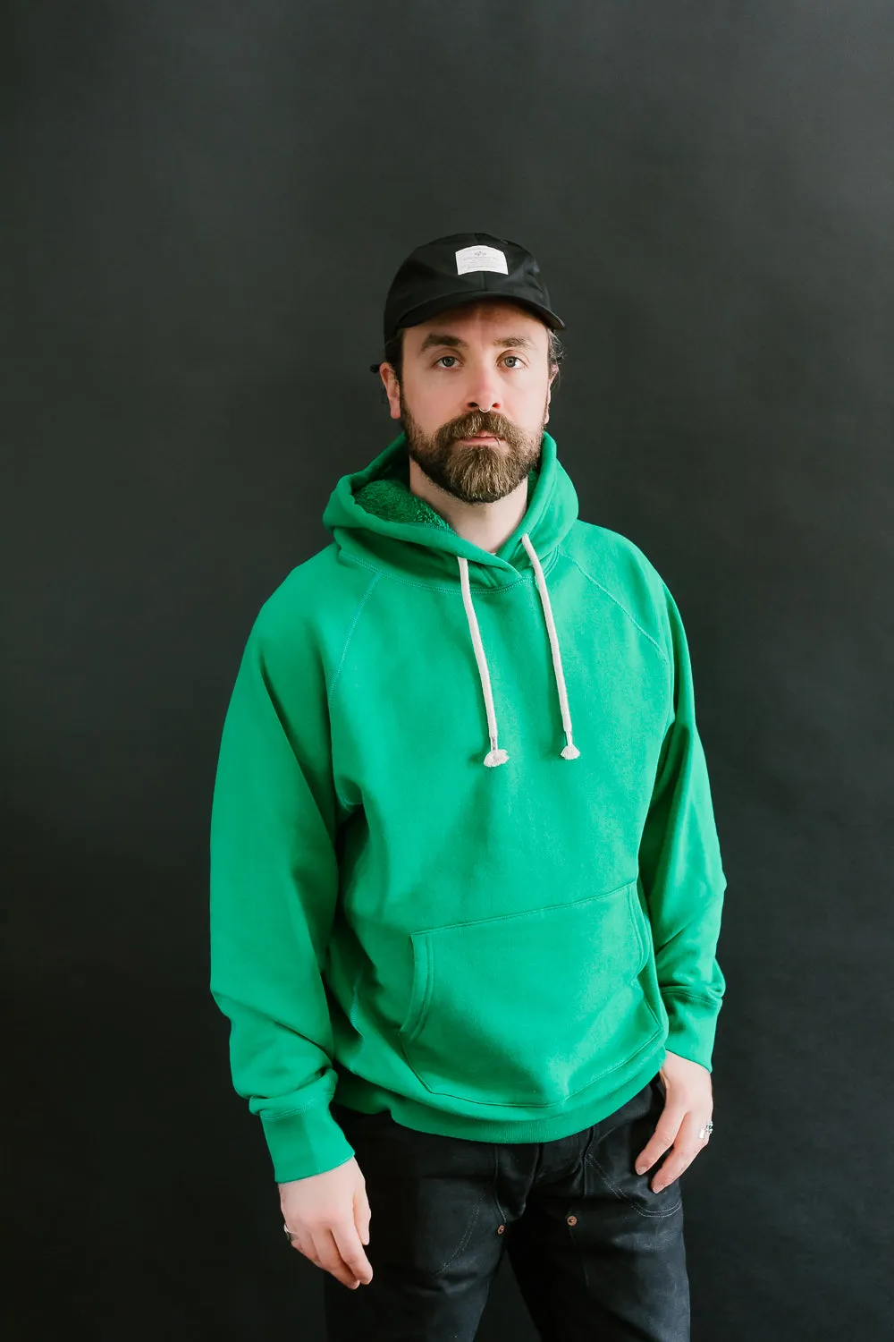 Pullover Hoodie - Super Looper French Terry - Green