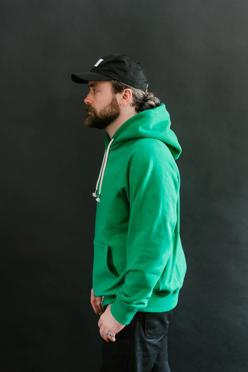 Pullover Hoodie - Super Looper French Terry - Green