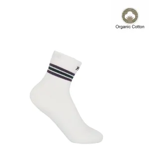 Quarter Crew Organic Women's Sport Socks - Wimbledon