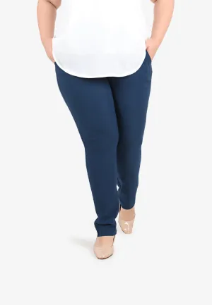 Queenie FLEXI Tall Version Skinny Pants - Blue