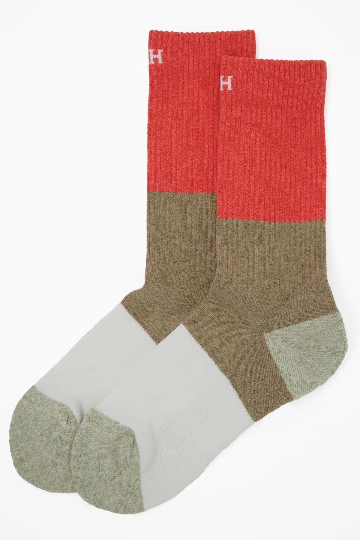 Recycled Men's Sport Socks - Coral