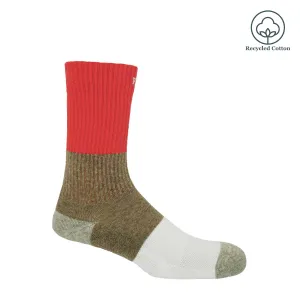 Recycled Men's Sport Socks - Coral