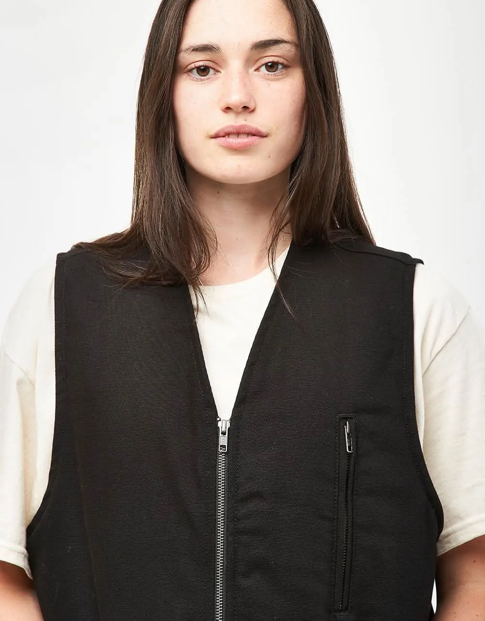 Route One Workwear Vest - Black