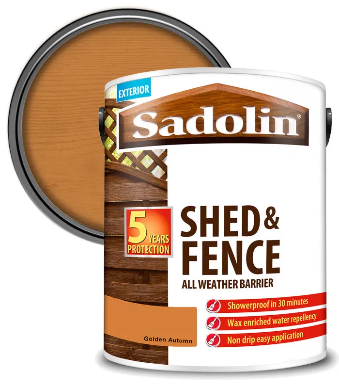 Sadolin Shed and Fence Protector All Weather Barrier - 5 Litre