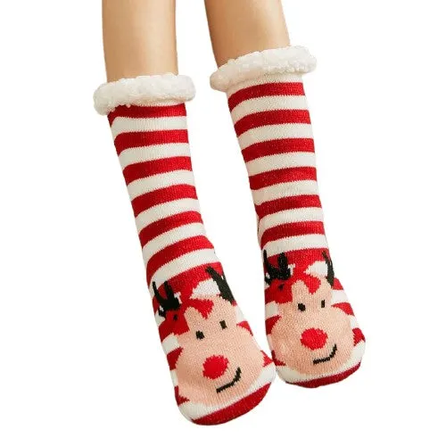 Sheep Cartoon Thick Warm Soft breathable Fluffy Socks