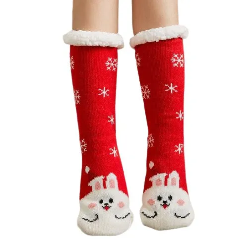 Sheep Cartoon Thick Warm Soft breathable Fluffy Socks