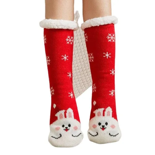 Sheep Cartoon Thick Warm Soft breathable Fluffy Socks