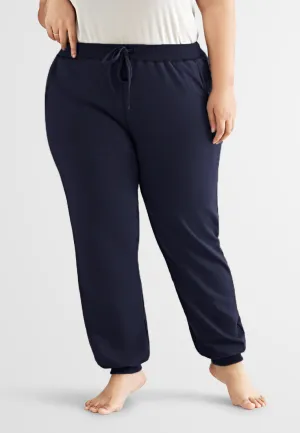 Sonica Active Cotton Jogger Pants - Dark Blue