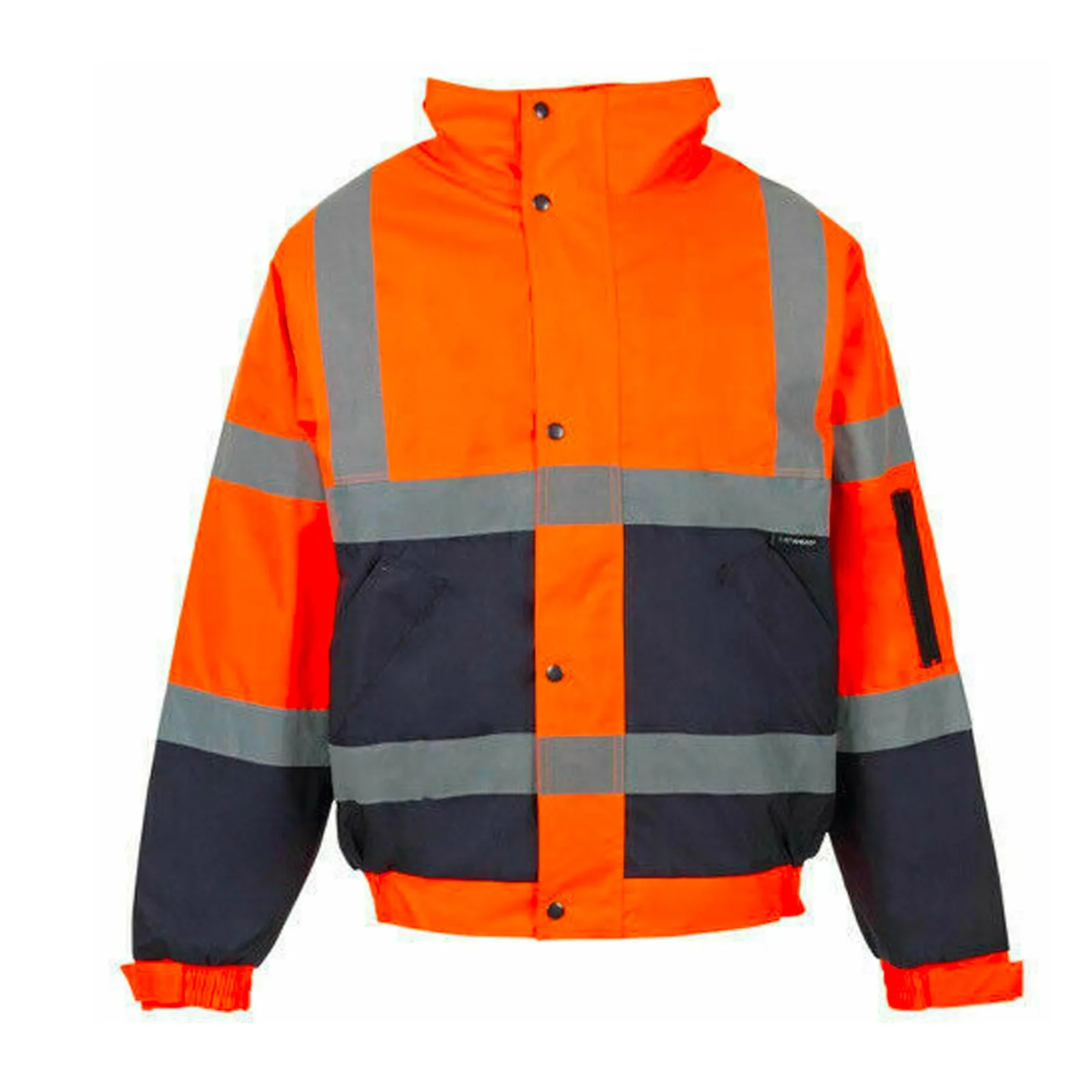 Step Ahead Hi Visibility Bomber Jacket Two Tone