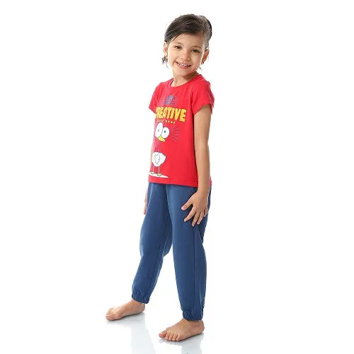 Summer Pajamas For Girls - Red