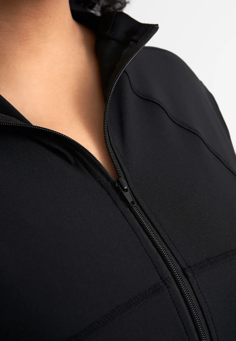 Swift High Neck Half Zip Active Top