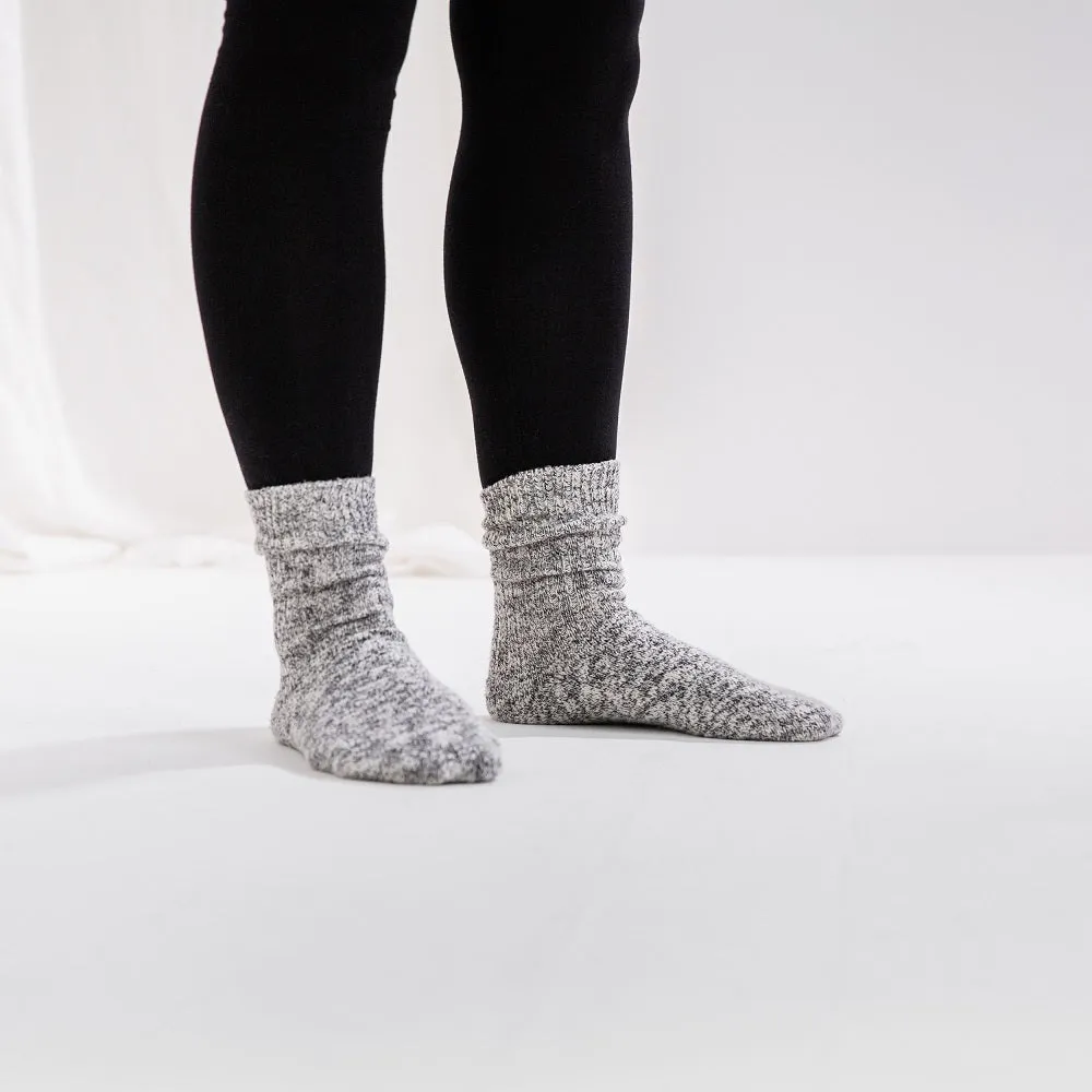 Thick Knitted Socks - 98% Organic Cotton