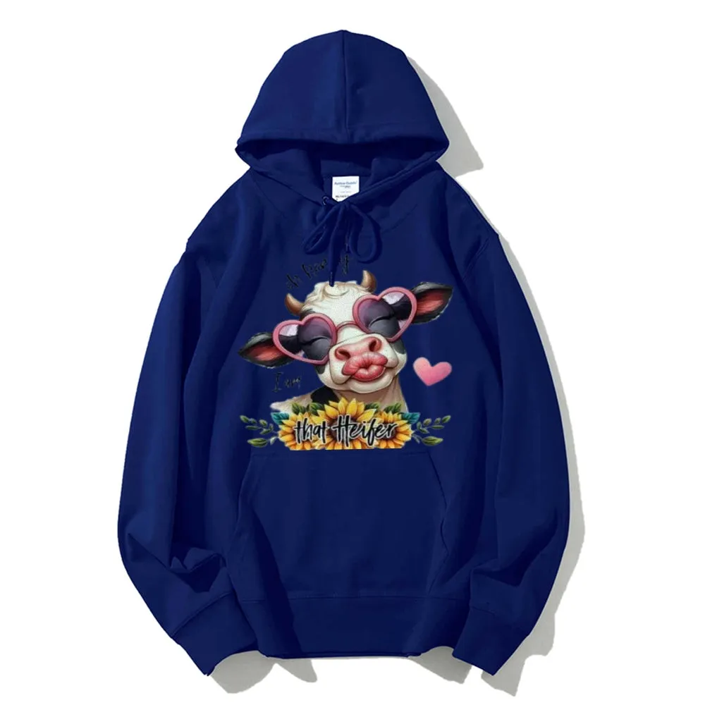 Women Cute Pig Graphic Hoodies