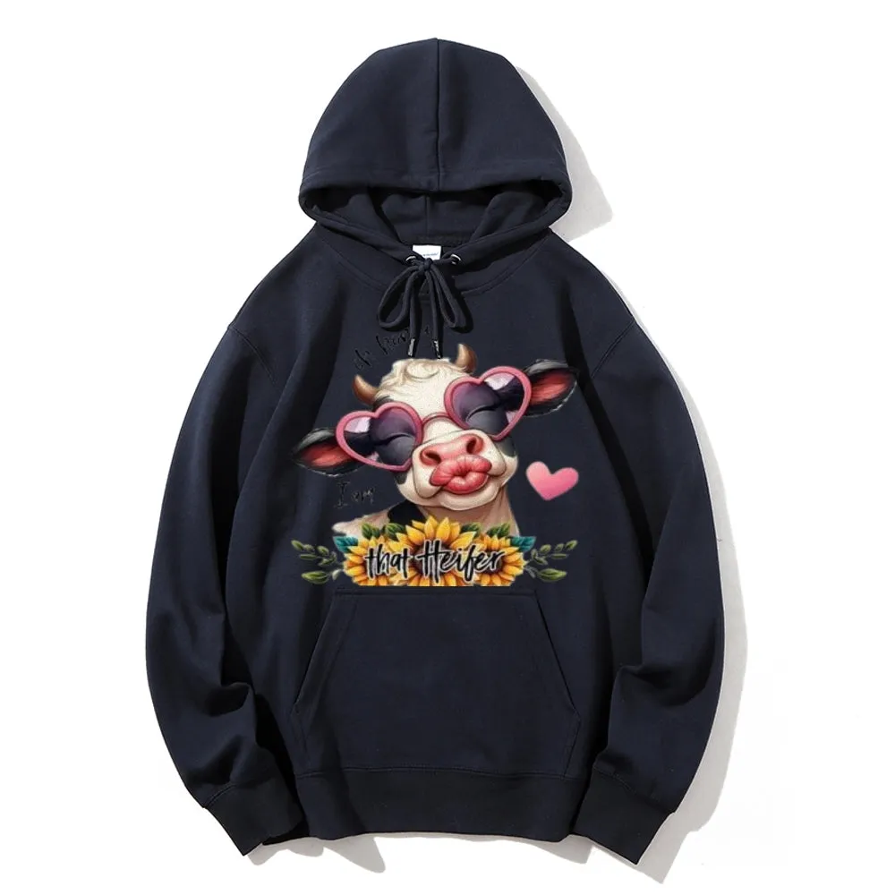 Women Cute Pig Graphic Hoodies