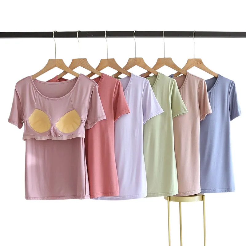 Women's Short Sleeve T-Shirt Pajamas