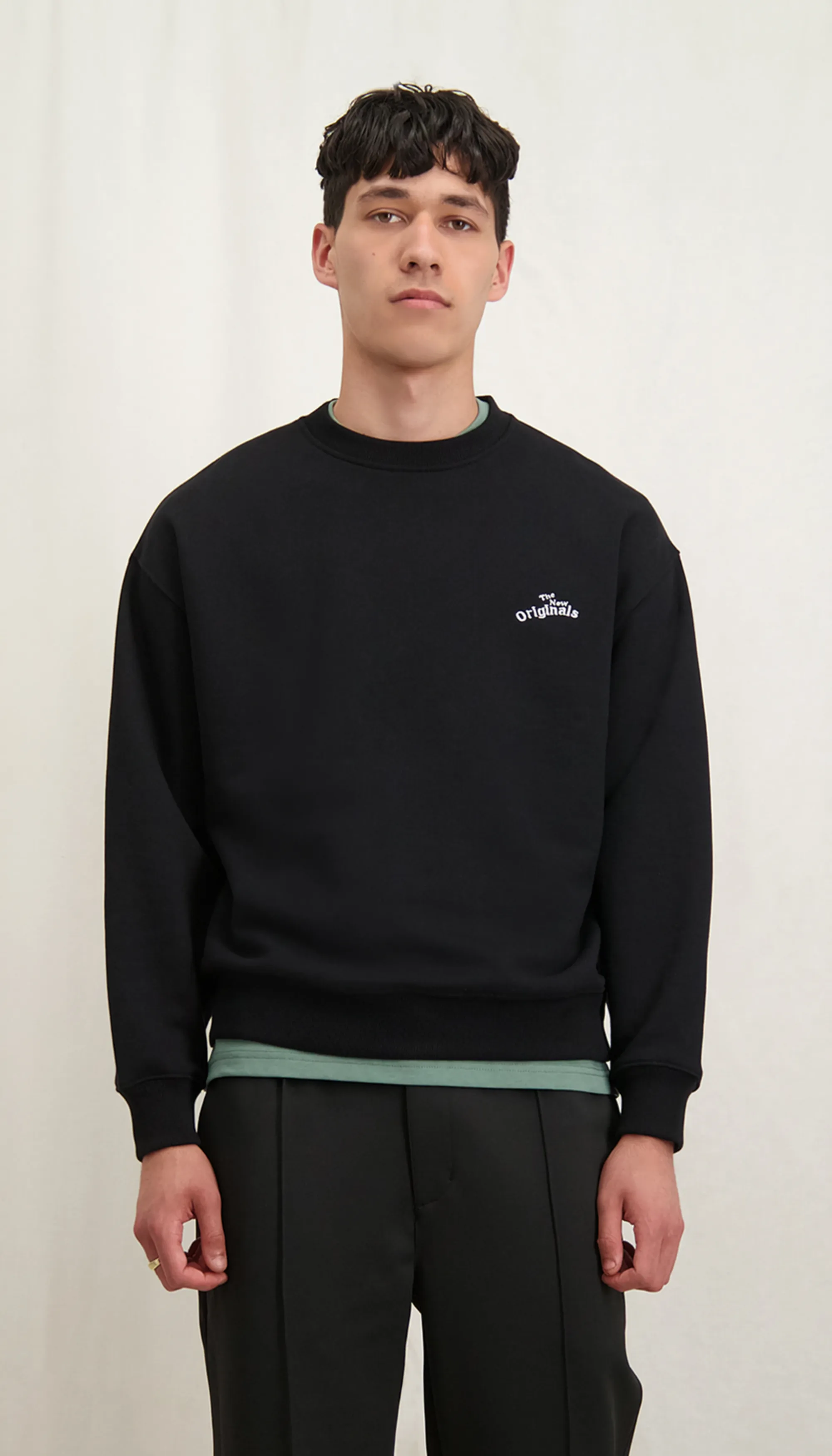 Workman Crewneck Black