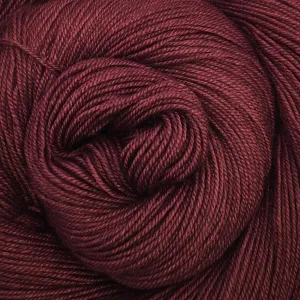 Yakity Yak Fingering Weight Yarn - Currant Semi Solid